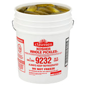 Claussen PICKLE WHOLE KOSHER DILL REFRIGERATED 60-70 CT