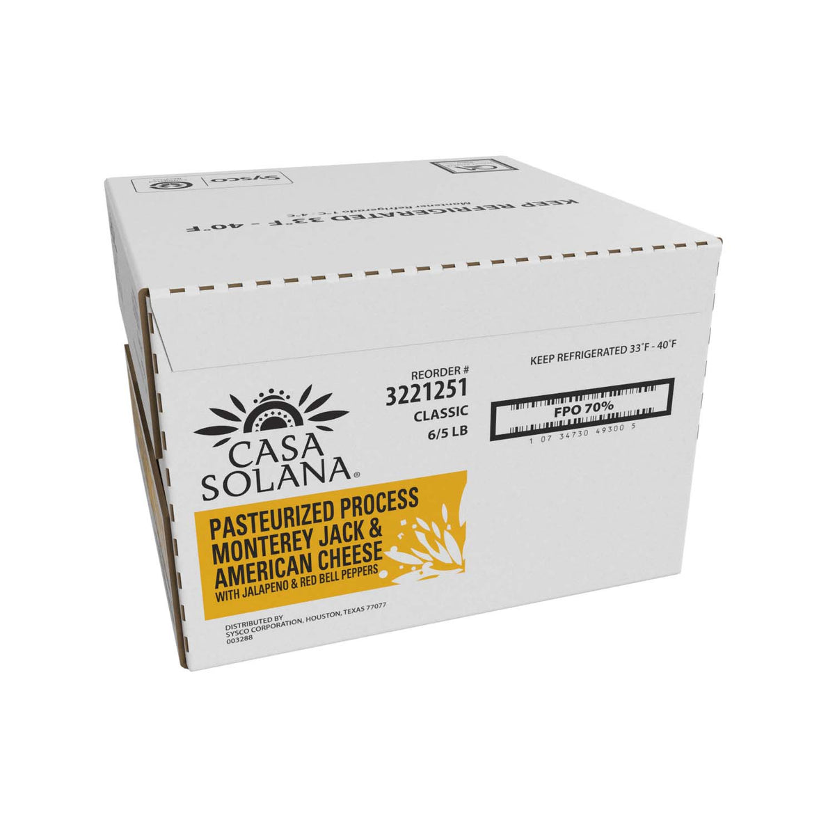 Casa Solana Classic CHEESE PROCESSED PEPPER JACK LOAF SAUCE – Food Service  Rewards