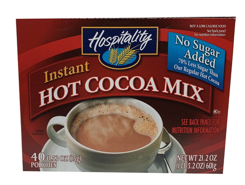 Hospitality HOT COCOA MIX INSTANT SUGAR FREE