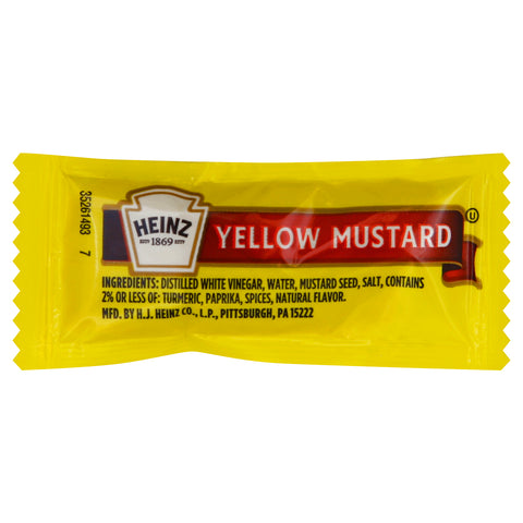 Heinz Single Serve Mild Mustard, 0.2 Ounce -- 500 per case