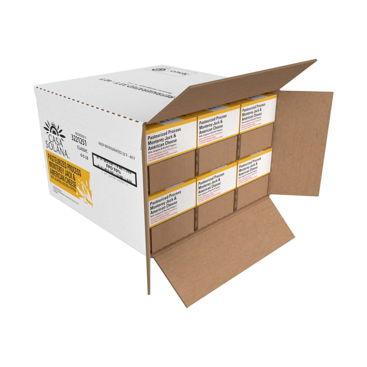 Casa Solana Classic CHEESE PROCESSED PEPPER JACK LOAF SAUCE – Food Service  Rewards