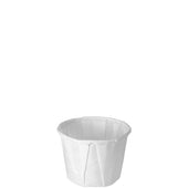 Solo® White CUP PAPER PORTION SOUFFLE WHITE .5 OZ