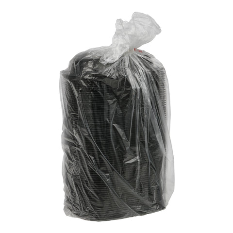 Container Plastic 2-compartment Black 8-12 Oz M420-2
