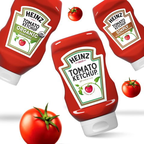 Heinz® KETCHUP STAY CLEAN UPSIDE DOWN SQUEEZE BOTTLE