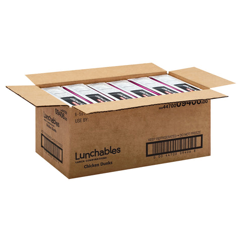 Lunchable Single Serve Chicken Nuggets with Barbeque Sauce Convenience Meal, 15.6 Ounce -- 6 per case.