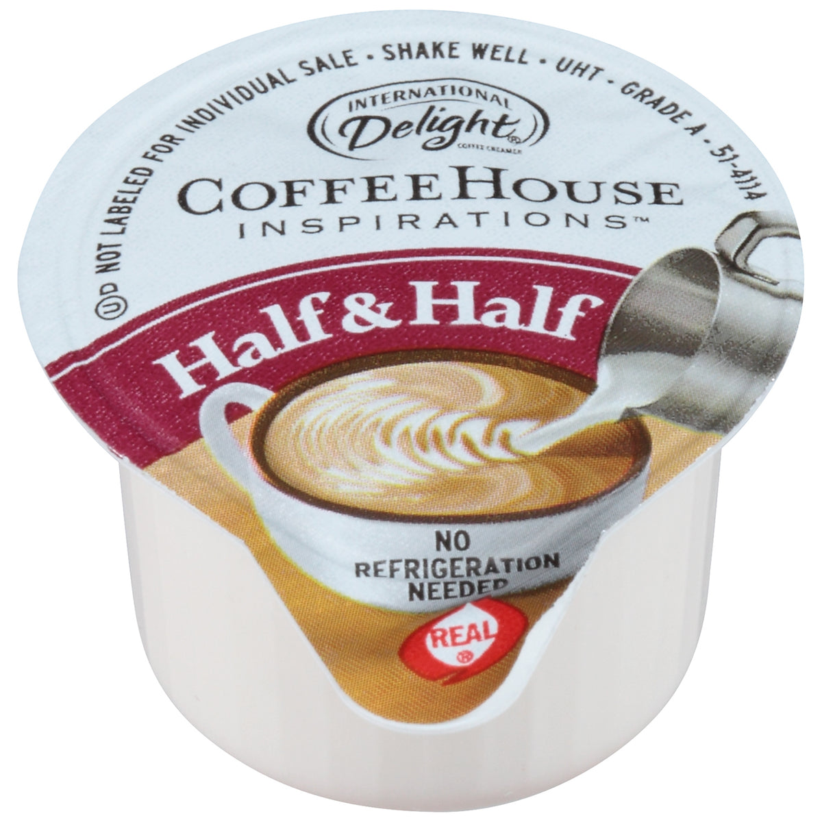 Creamer Half & Half Aseptic Single Serve Cup Food Service Rewards