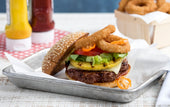 Beef Patty Ground Seasoned Homestyle Frozen 5 Oz