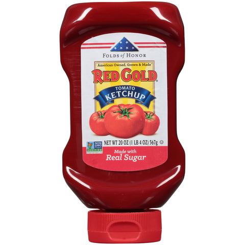 Red Gold KETCHUP NO HFCS NON GMO 20 OZ