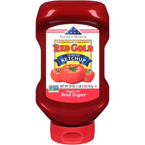 Red Gold KETCHUP NO HFCS NON GMO 20 OZ
