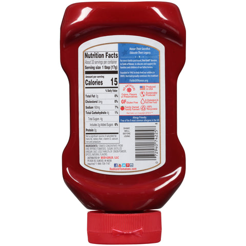 Red Gold KETCHUP NO HFCS NON GMO 20 OZ