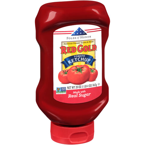 Red Gold KETCHUP NO HFCS NON GMO 20 OZ