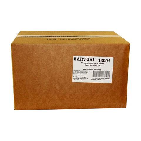 Sartori Foods Shredded Mozzarella Cheese, 5 Pound -- 6 per case.