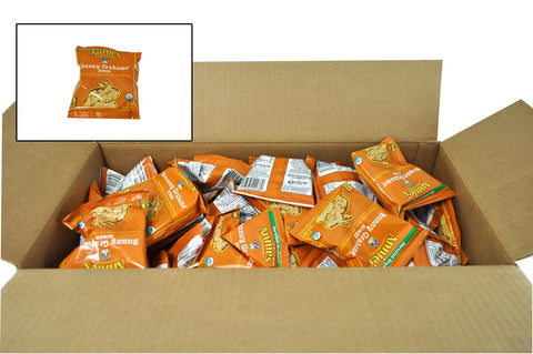 Annies Organic Honey Bunny Grahams Snack, 1.25 Ounce -- 100 per case.