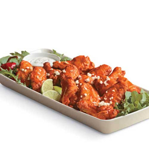 Tyson Glazed Unbreaded Jumbo Chicken Wing, 10 Pound.