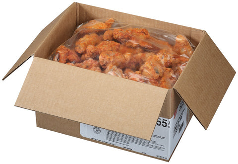 Tyson Glazed Unbreaded Jumbo Chicken Wing, 10 Pound.