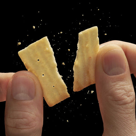 Cheez-It Grooves Sharp White Cheddar Crackers, 9 Ounce -- 12 per case.