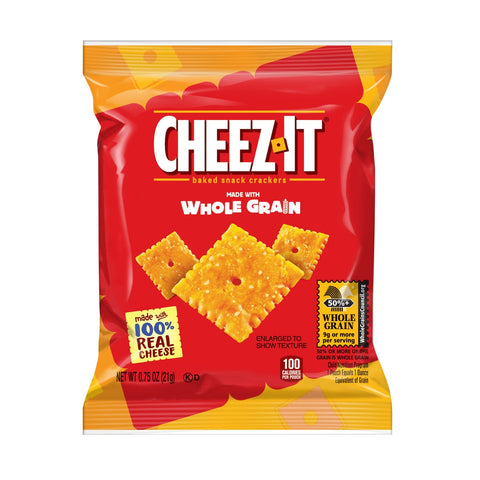 Cheez It Original Whole Grain Cracker, 0.75 Ounce -- 175 per case.