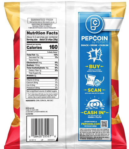 Fritos Corn Chips, 3.25 Ounce -- 36 per case