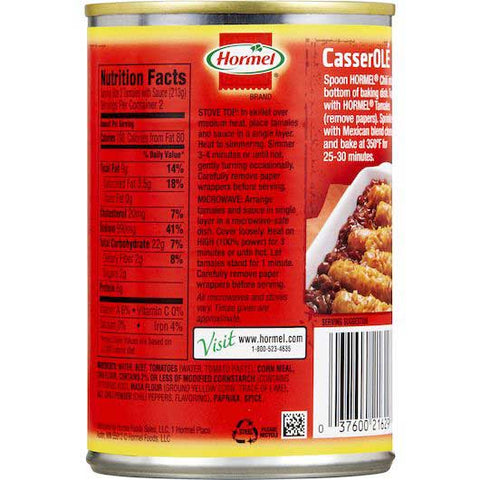 Hormel Beef Tamales, 15 Ounce -- 12 per case