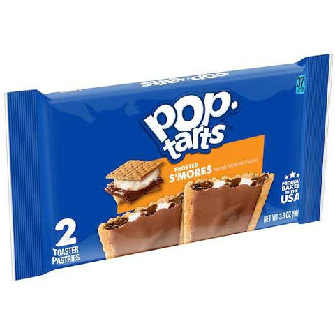 Pop-Tart Frosted Open and Fold Display Smores Pastry, 3.3 Ounce -- 72 per case