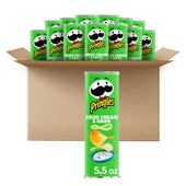 Pringles Sour Cream and Onion Crisps, 5.5 Ounce -- 14 per case.