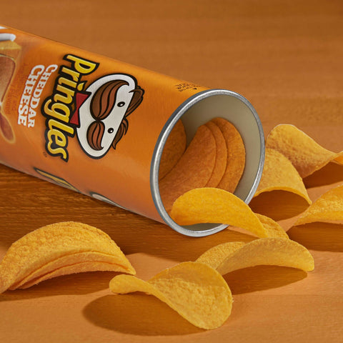 Pringles Cheddar Cheese Crisps, 5.5 Ounce -- 14 per case.