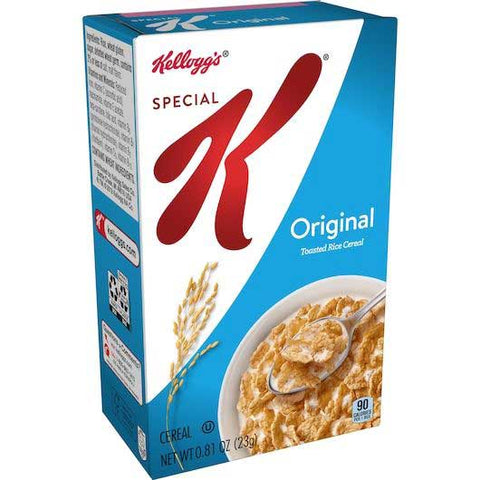 Kelloggs Special K Original Toasted Rice Cereal, 0.81 Ounce -- 70 per case