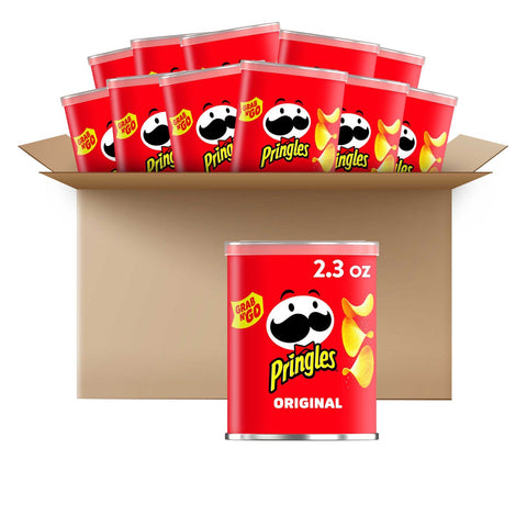 Pringles Large Original Grab and Go, 2.38 Ounce -- 12 per case.