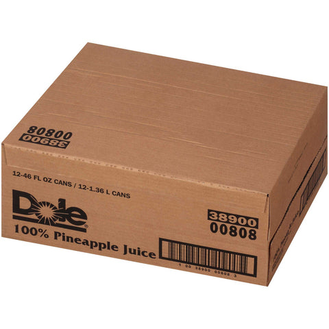 Dole Pineapple Juice, 46 Ounce -- 12 per case.