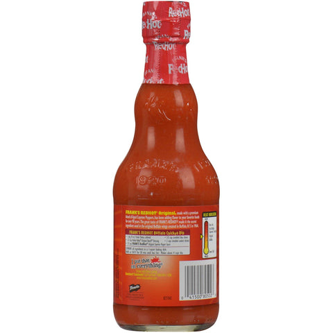 Franks Original Red Hot Sauce -- 12 Bottle 12 Ounce