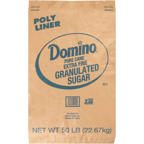 Domino Granulated Sugar, 50 Pound Bag.
