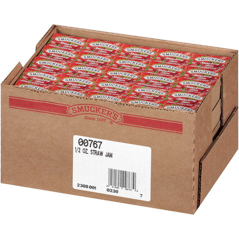 Smuckers Strawberry Jam, 1/2 Ounce -- 200 per case.