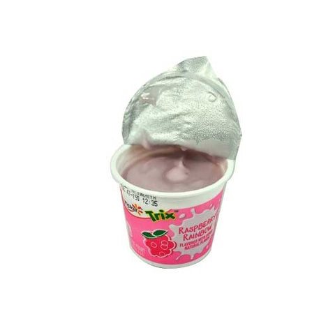 Yoplait Trix Raspberry Rainbow Yogurt, 4 Ounce -- 48 per case.