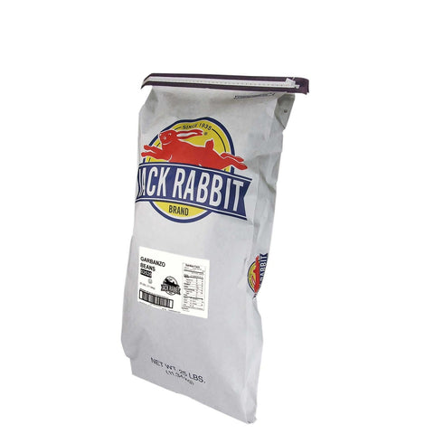 Jack Rabbit Garbanzo Beans - 25 lb. package, 1 package per case