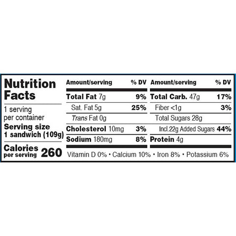 Blue Bunny Big Mississippi Mud Ice Cream Sandwich Bar, 6 Fluid Ounce -- 24 per case