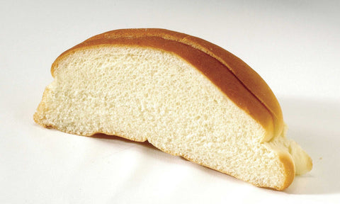 European Bakers Top Sliced New England Frank Bun, 6 inch -- 96 per case.