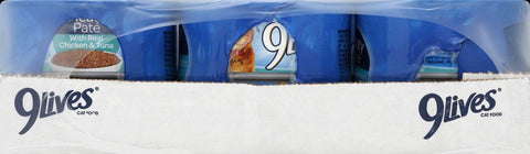 9 Lives Chicken and Tuna Dinner Ground Entree Cat Food, 5.5 Ounce -- 6 per case.