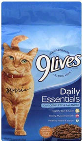 9 Lives Daily Essentials Cat Food, 3.15 Pound -- 4 per case.