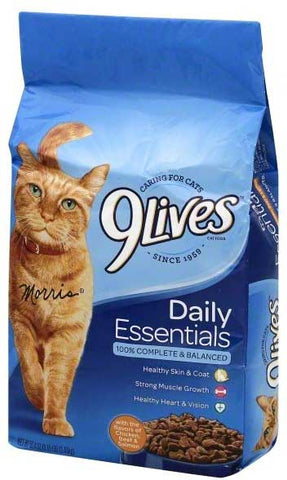 9 Lives Daily Essentials Cat Food, 3.15 Pound -- 4 per case.