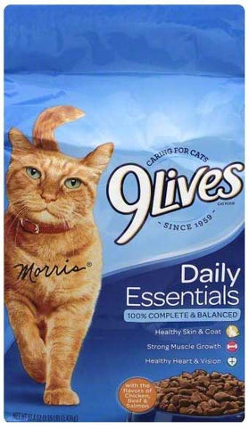 9 Lives Daily Essentials Cat Food, 3.15 Pound -- 4 per case.