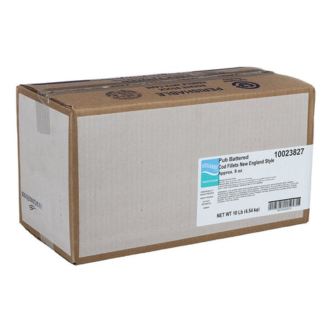 Big Bobs Belly Buster New England Style Batter Cod Fillet, 8 Ounce of 18-23 Pieces, 10 Pound.
