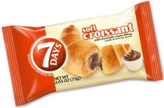 7 Days Croissant - Display, 75 Gram -- 60 per case