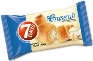 7 Days Croissant - Display, 75 Gram -- 60 per case