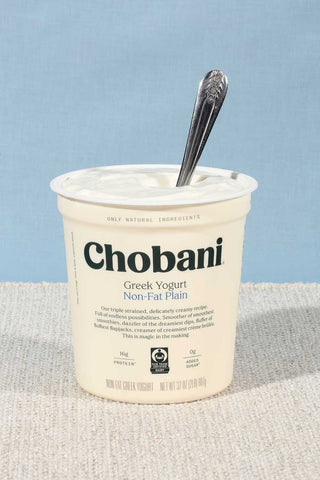 Chobani Non Fat Plain Greek Yogurt, 32 Ounce -- 6 per case