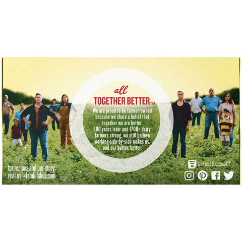 Land O Lakes Salted Butter, 1 Pound -- 36 per case