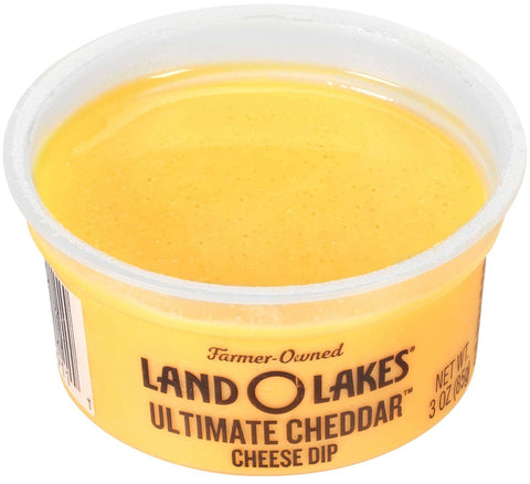 Land O Lakes Ultimate Cheddar Cheese Dip, 3 Ounce Cup -- 140 per case.