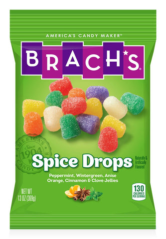 Brachs Spice Drops Candy, 13 Ounce -- 12 per case.