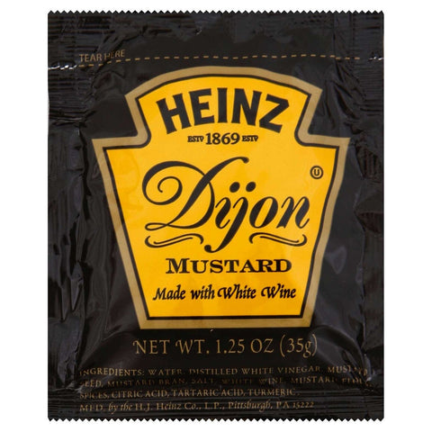 Heinz Dijon Mustard, 1.25 Ounce -- 100 per case.