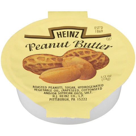 Heinz Peanut Butter Spread, Cup , .5 Ounce -- 100 Case