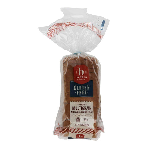 Labrea Bakery Gluten Free Sliced Multigrain Artisan Sandwich Bread 13 Ounce -- 8 per case.
